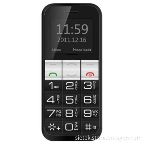 GSM senior phone with SOS emergency button, FM, MP3/MP4 and big keypad for easy using